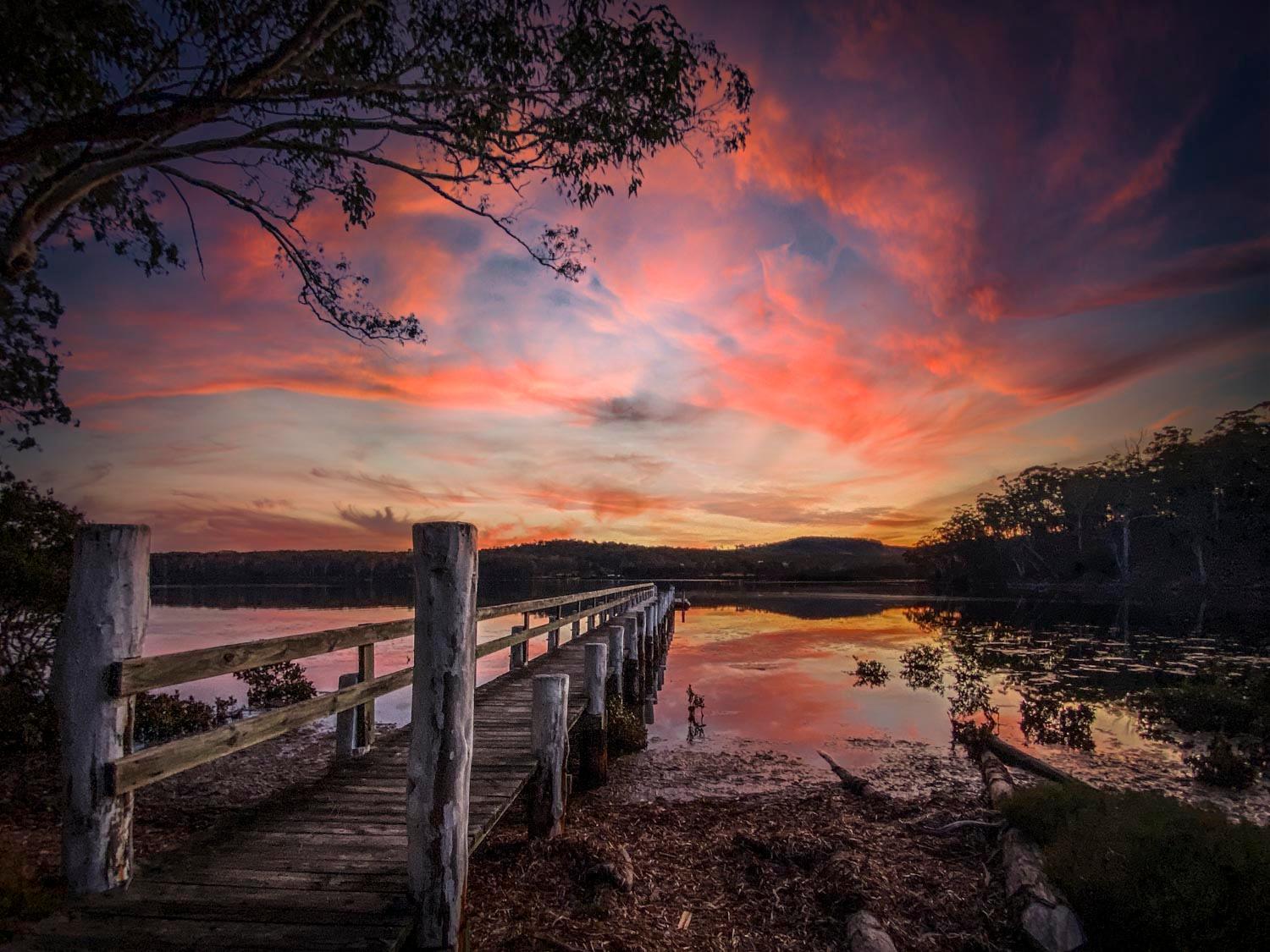 Robyn'S Nest Lakeside Resort Merimbula Bagian luar foto
